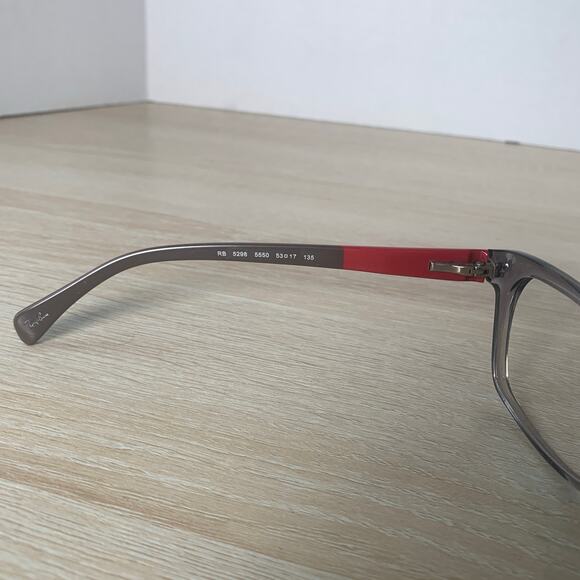 Ray-Ban RB5298 5550 Eyeglasses Frames Only Blue Red Translucent 53-17-135 - Picture 4 of 9